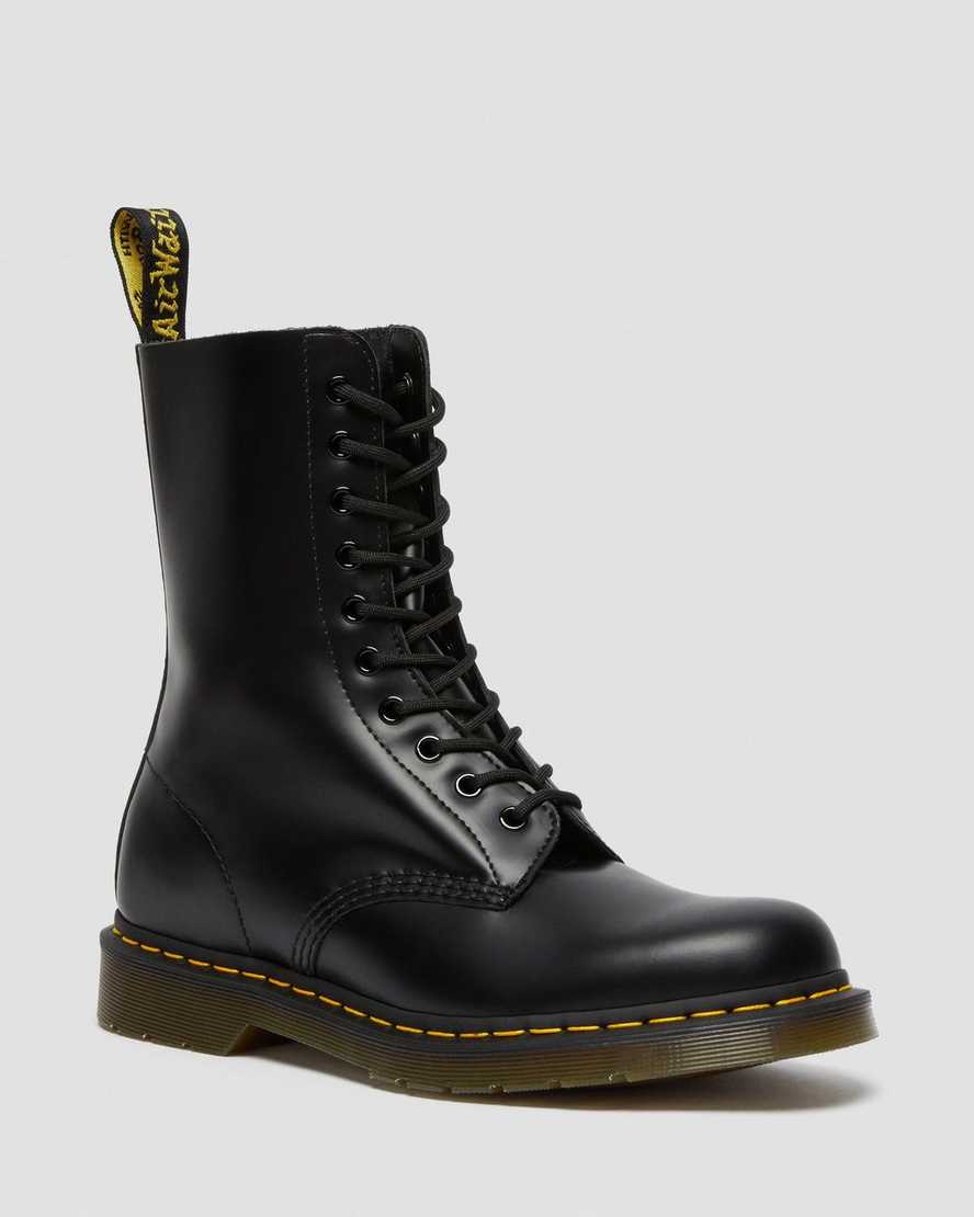 Dr. Martens 1490 Smooth Nahka Miesten Originals Nilkkurit - Mustat Nilkkurit [592-NATRIW]